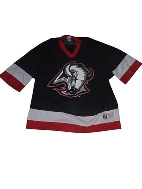 Vintage LOGO 7 Buffalo Sabres Hasek Jersey Size L